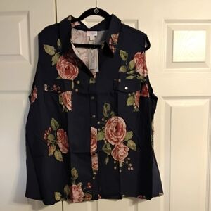 LuLaRoe Roxanne Snap Tank Top NWT